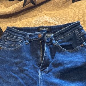 Judy Blue Women's Dark Blue Cropped Jeans